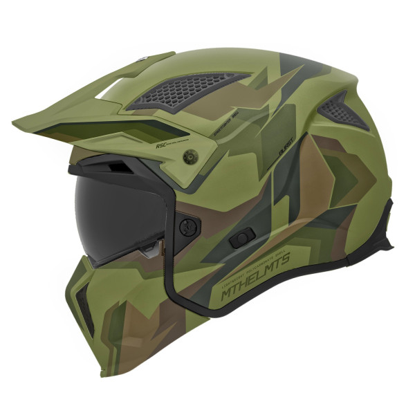 MT Helmets MT Streetfighter SV S Burst C6 Matt Green Camo